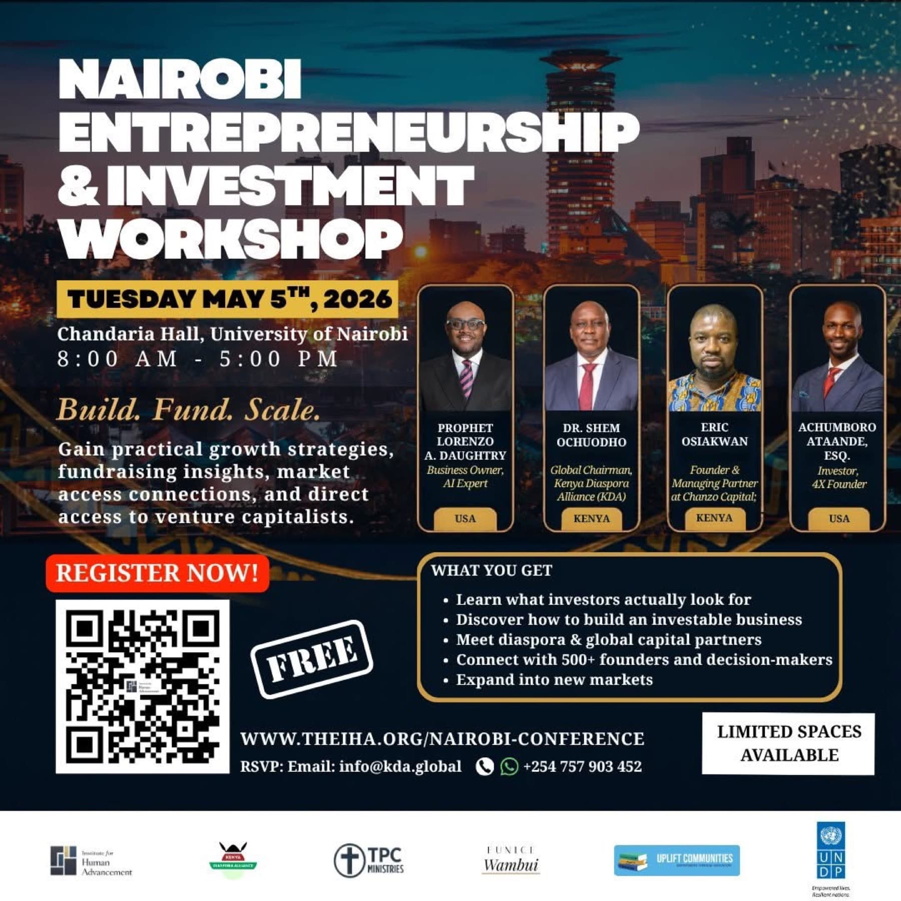 Nairobi entrepreneurship and investment workshop